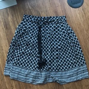 BCBCG MazAzaria black and white skirt
